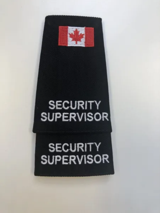 Security and Security Supervisor Epaulettes